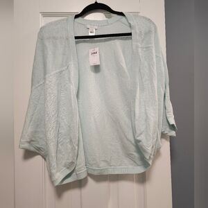 J Jill Shirt Sleeve Cardigan